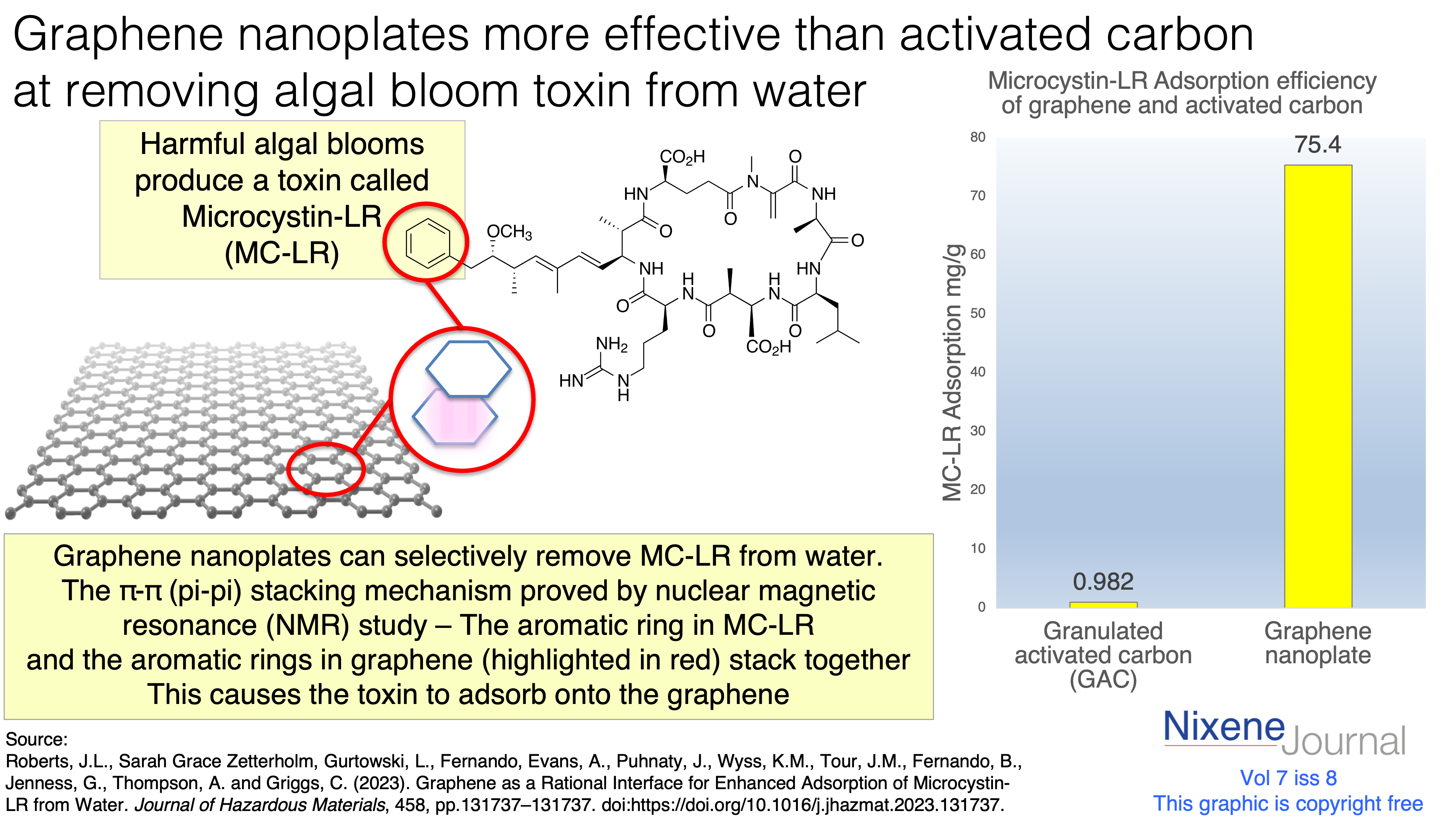 v7 i8 Graphene nanoplates more effective than activated carbon at removing algal bloom toxin from water
