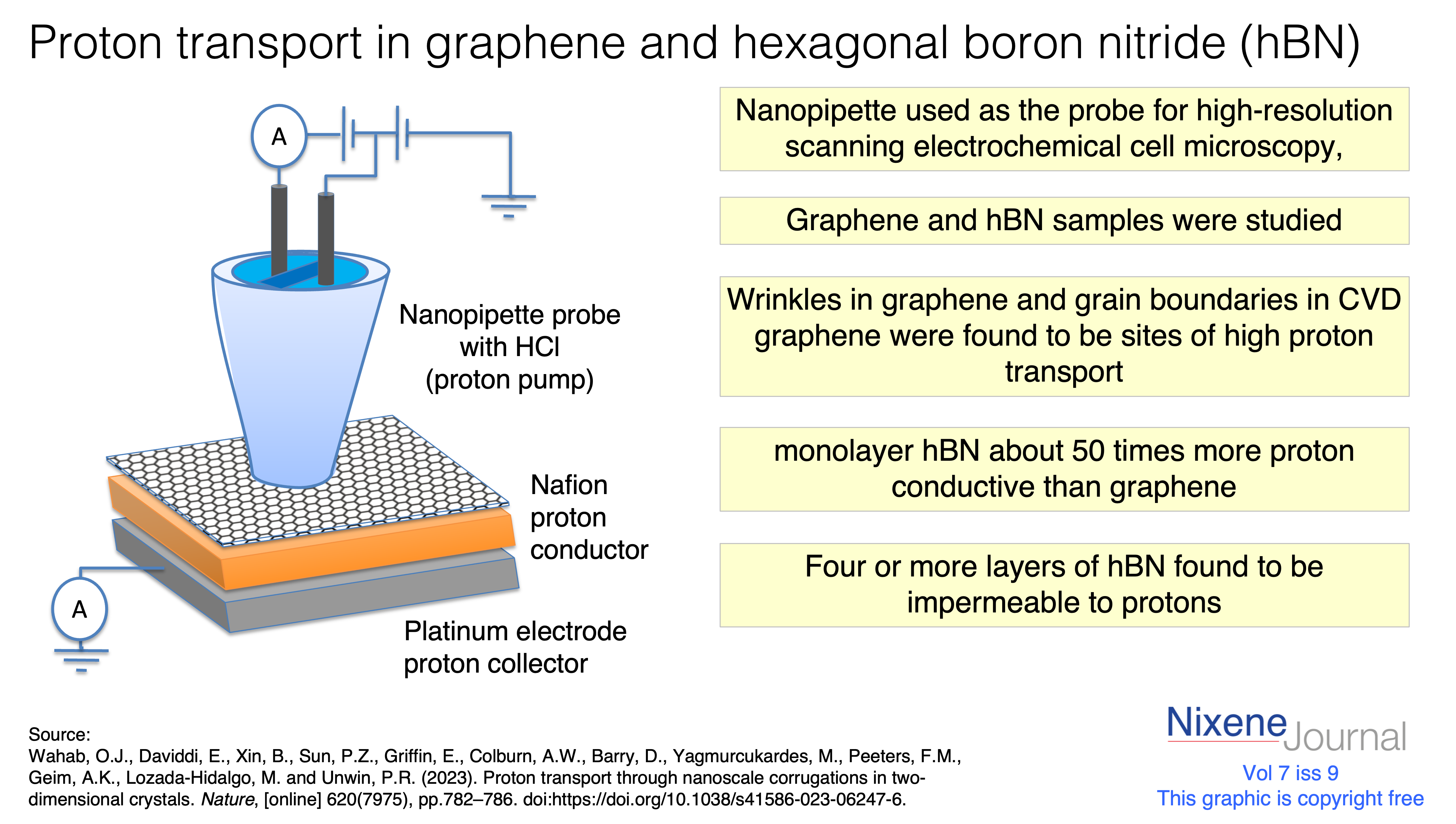v7 i9 Proton transport in graphene and hexagonal boron nitride