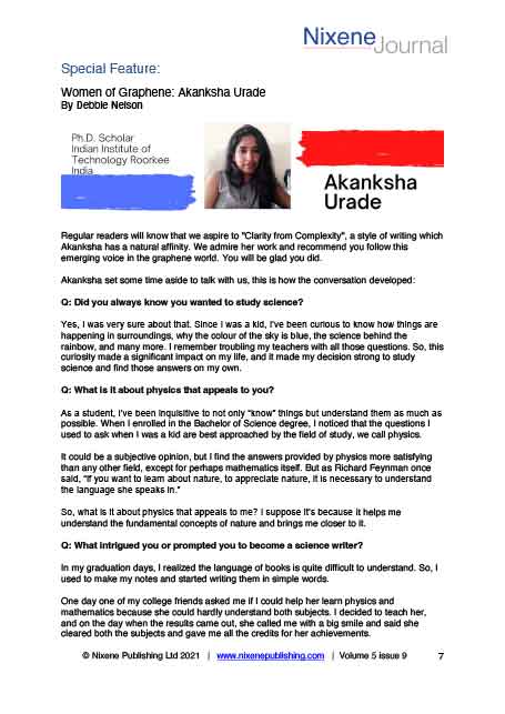 Nixene Journal Volume 5 Issue 9 Special Feature_1 (September 2021)