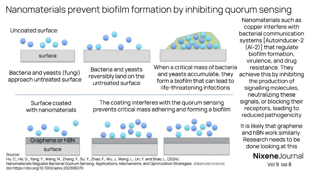 v9 i8 Nanomaterials prevent biofilm formation by inhibiting quorum sensing