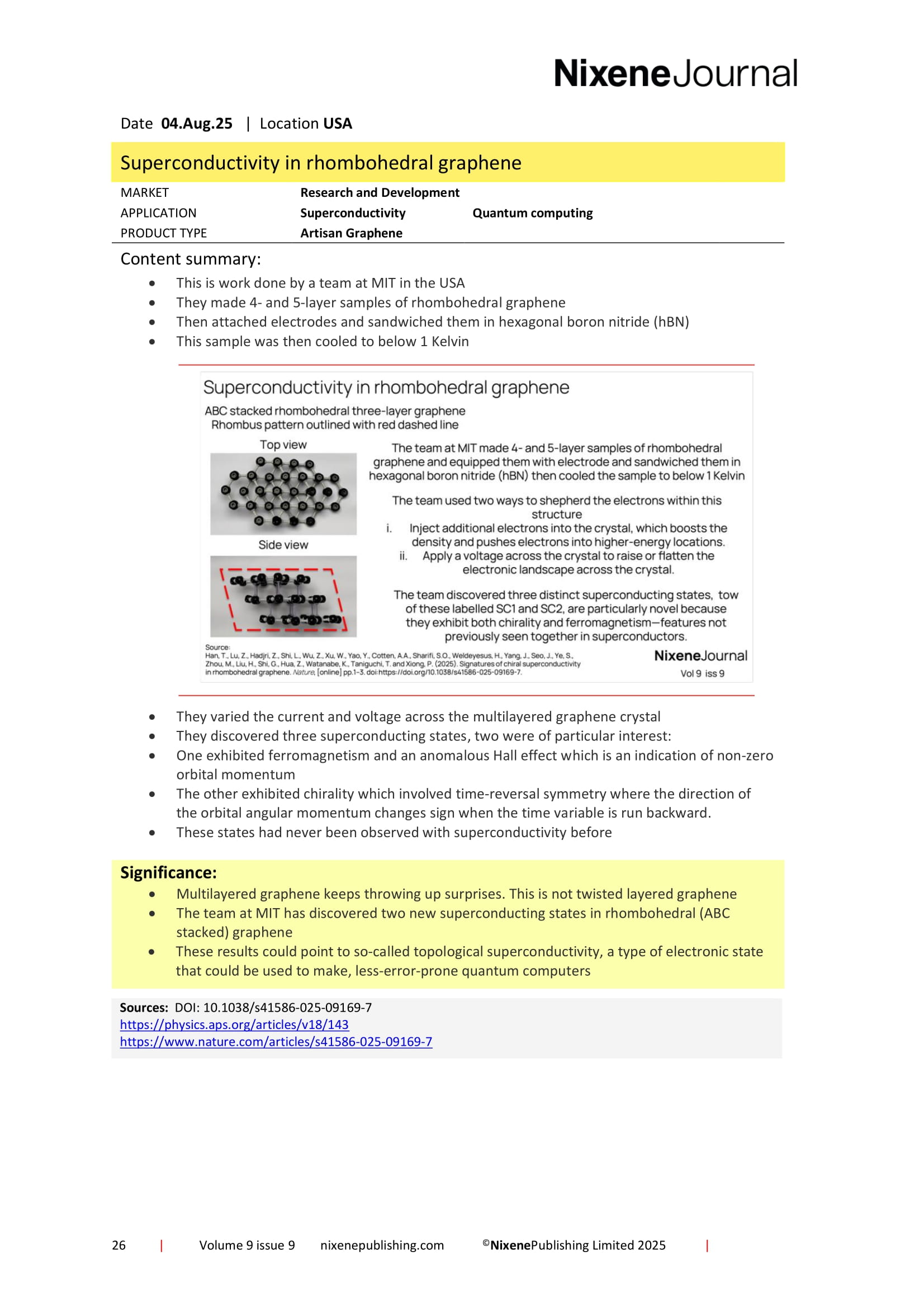 Nixene Journal Volume 9 Issue 9-26 (September 2025)