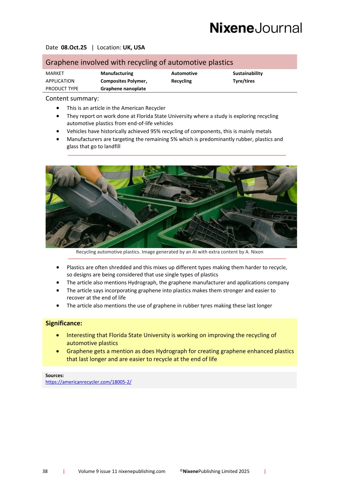 Nixene Journal Volume 9 Issue 11-38 (November 2025)