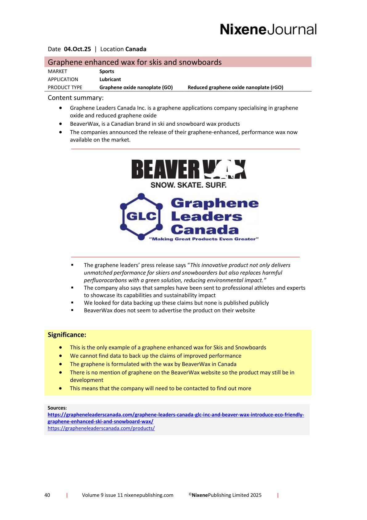 Nixene Journal Volume 9 Issue 11-40 (November 2025)