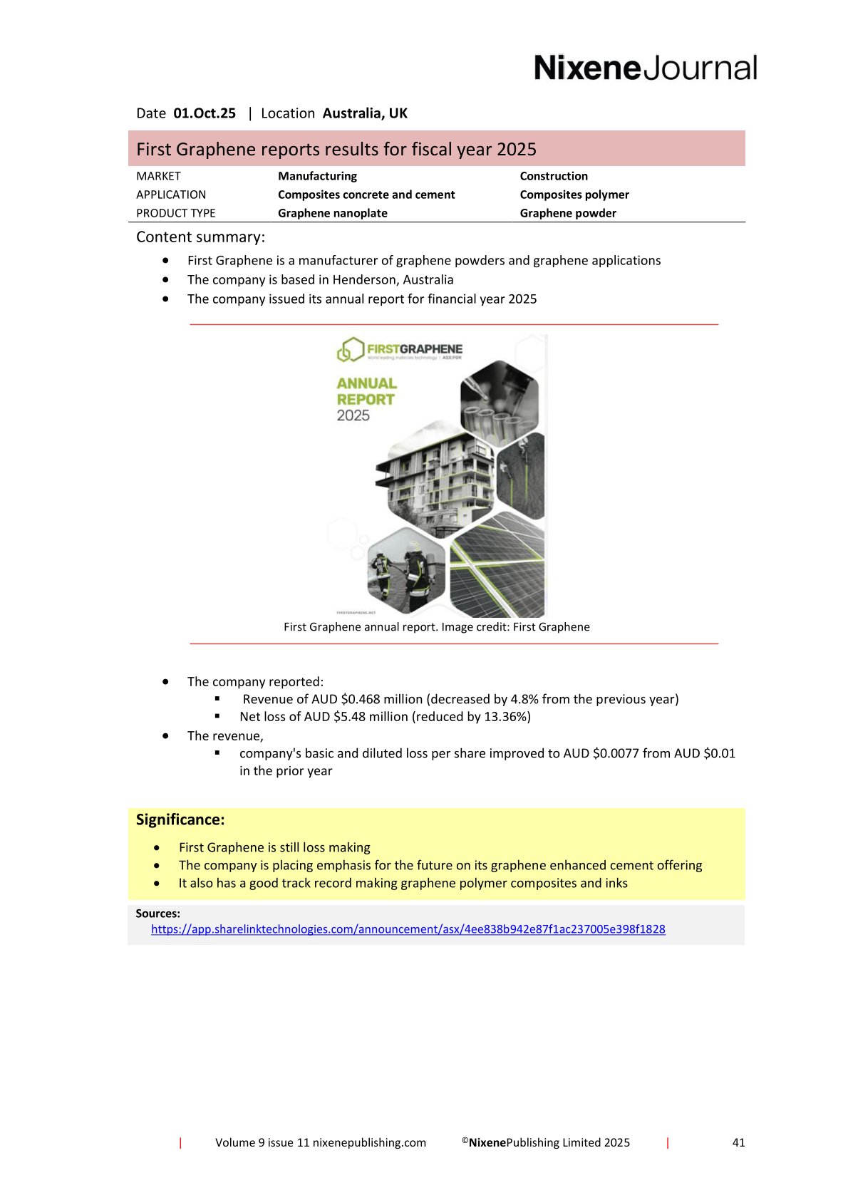 Nixene Journal Volume 9 Issue 11-41 (November 2025)