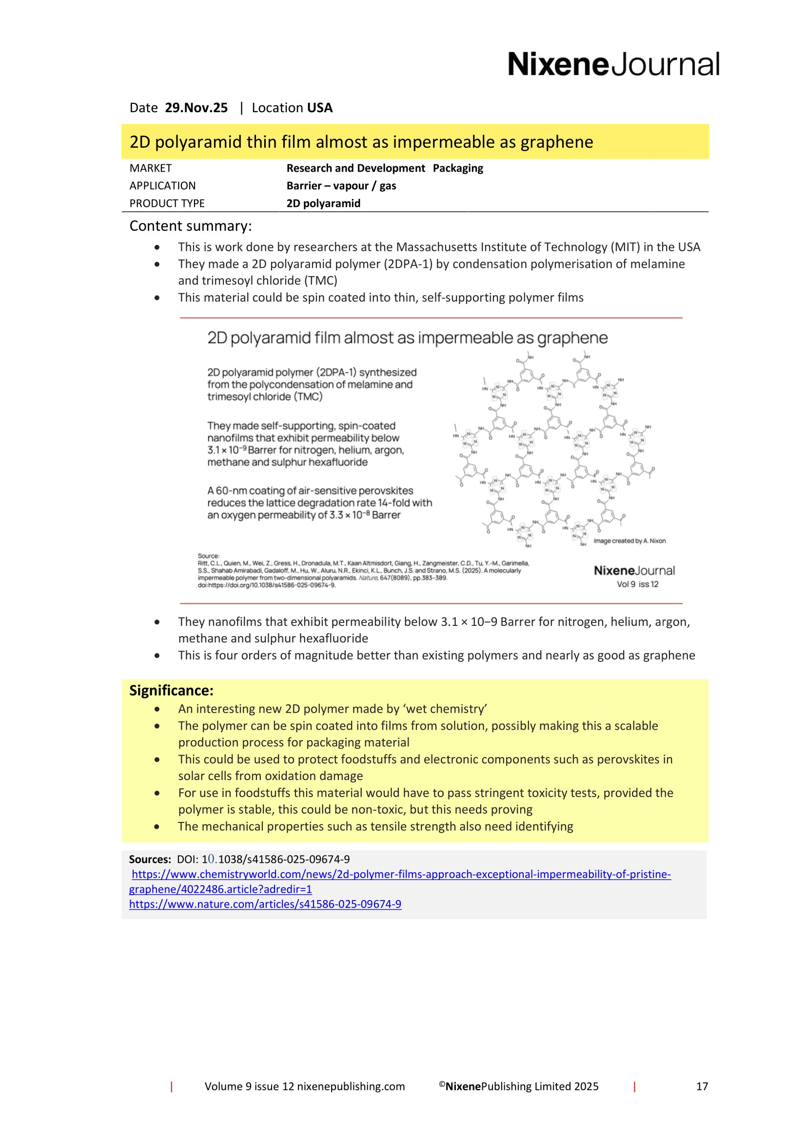 Nixene Journal Volume 9 Issue 12-17 (December 2025)