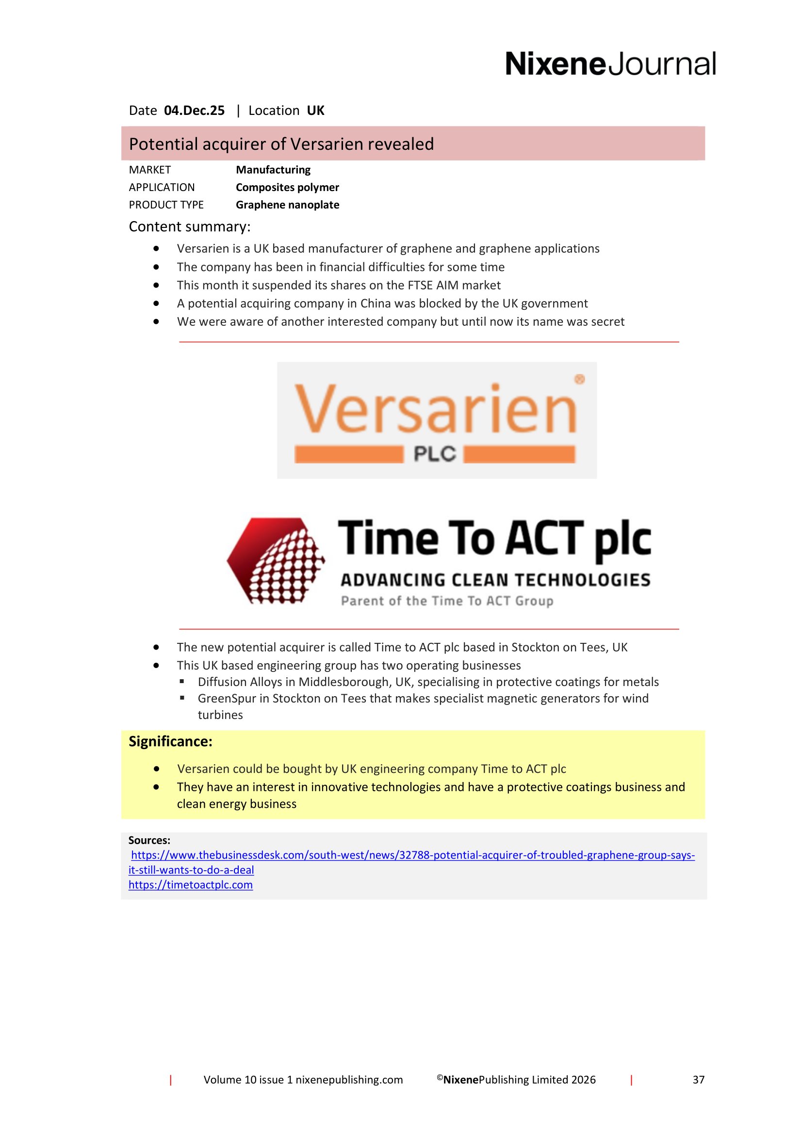Nixene Journal Volume 10 Issue 1-37 (January 2026)