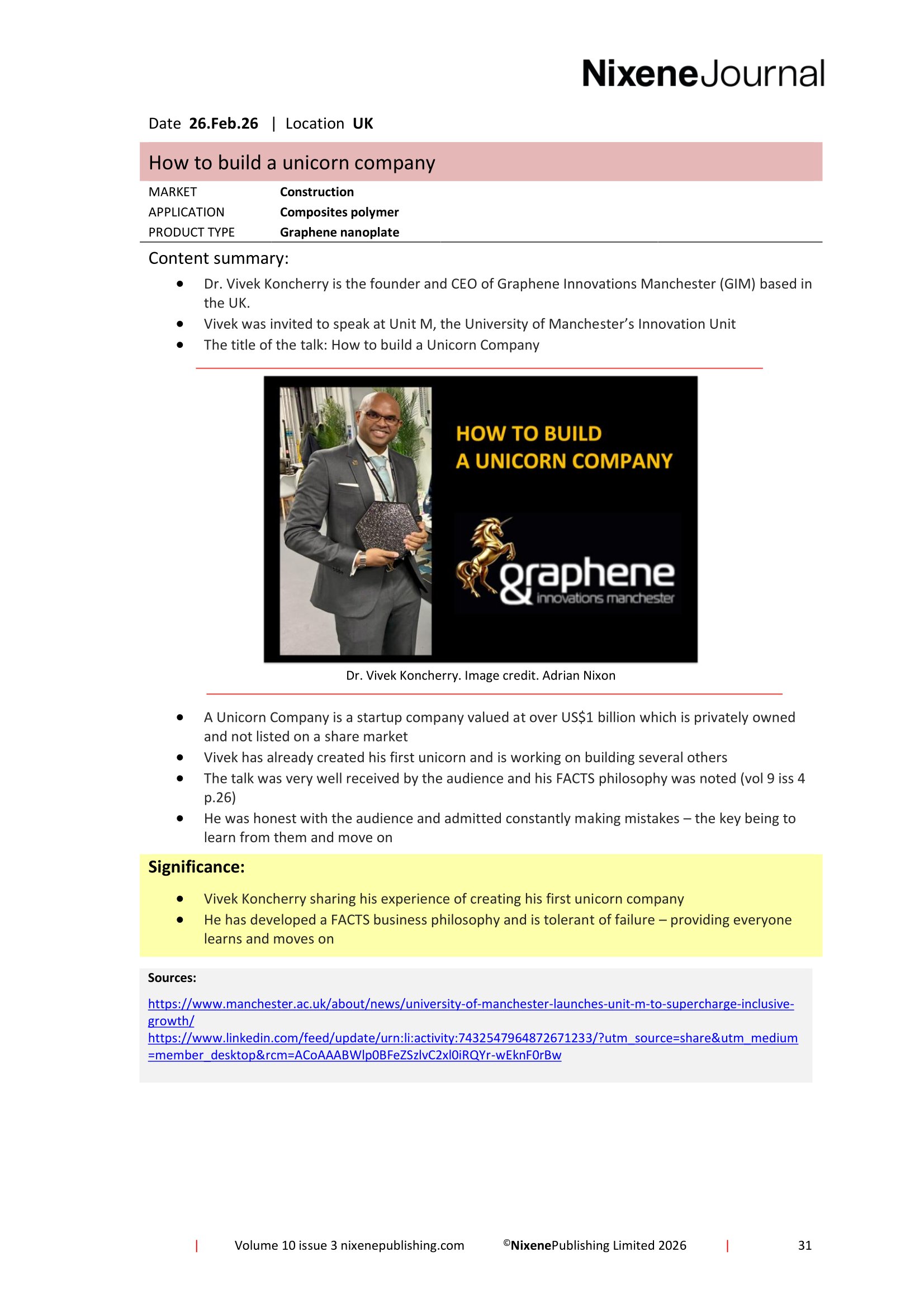 Nixene Journal Volume 10 Issue 3-31 (March 2026)