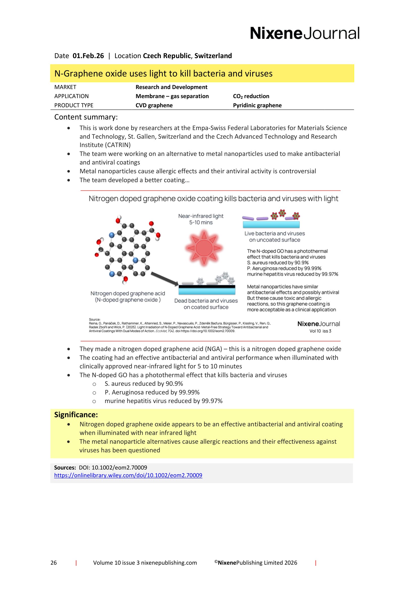 Nixene Journal Volume 10 Issue 3-26 (March 2026)
