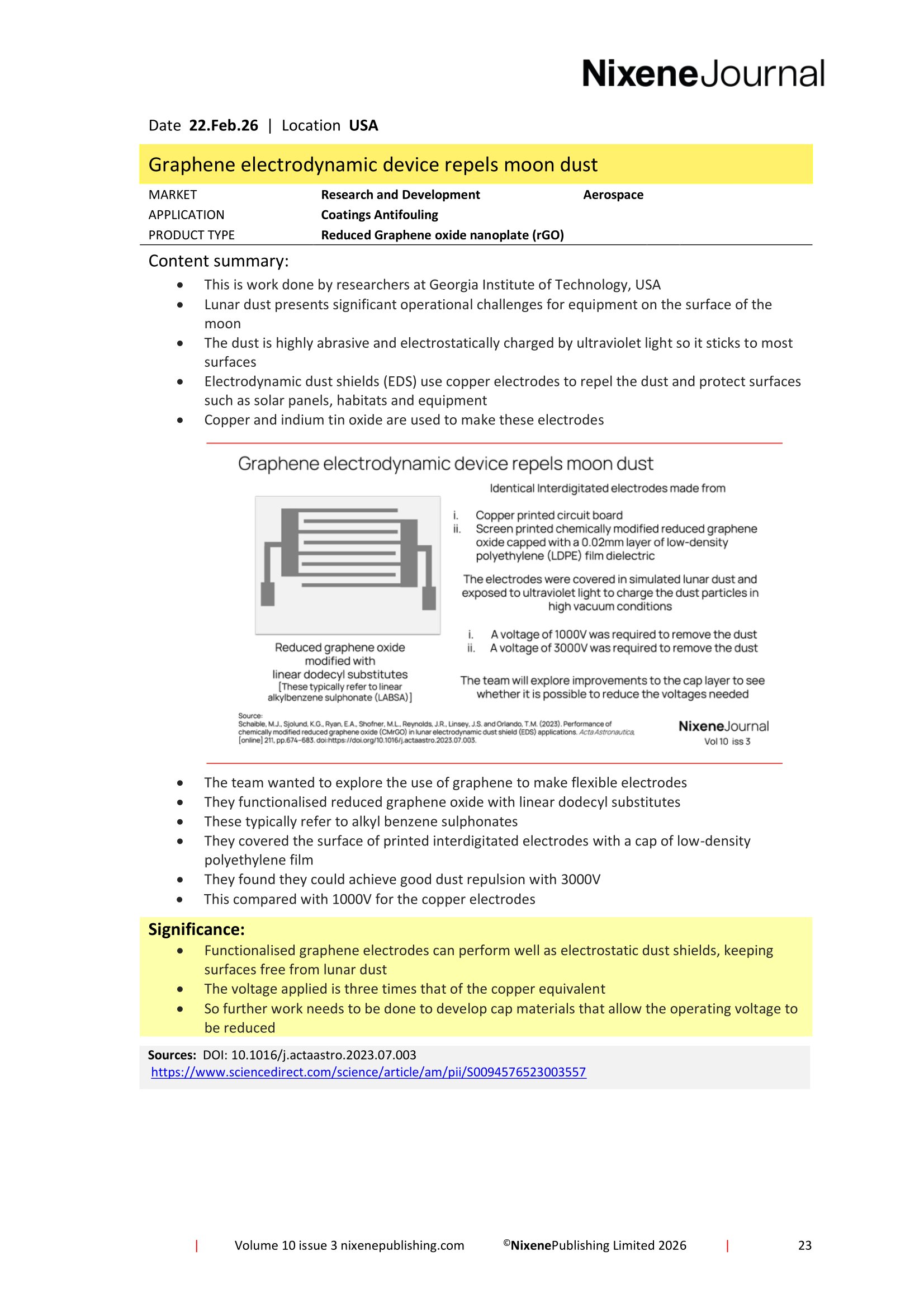 Nixene Journal Volume 10 Issue 3-23 (March 2026)