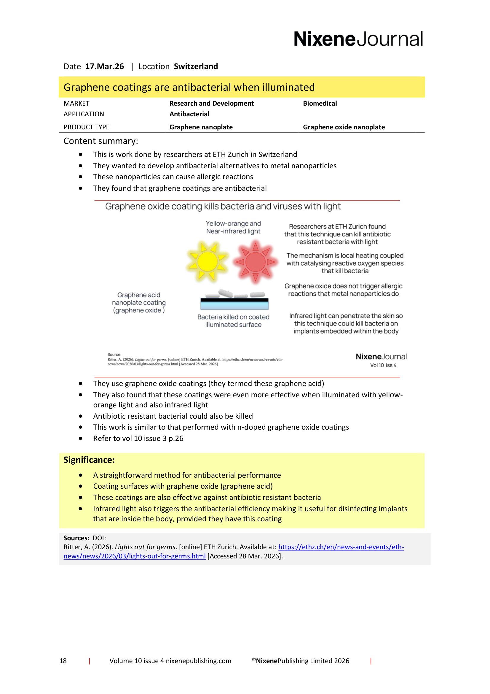 Nixene Journal Volume 10 Issue 4-18 (April 2026)
