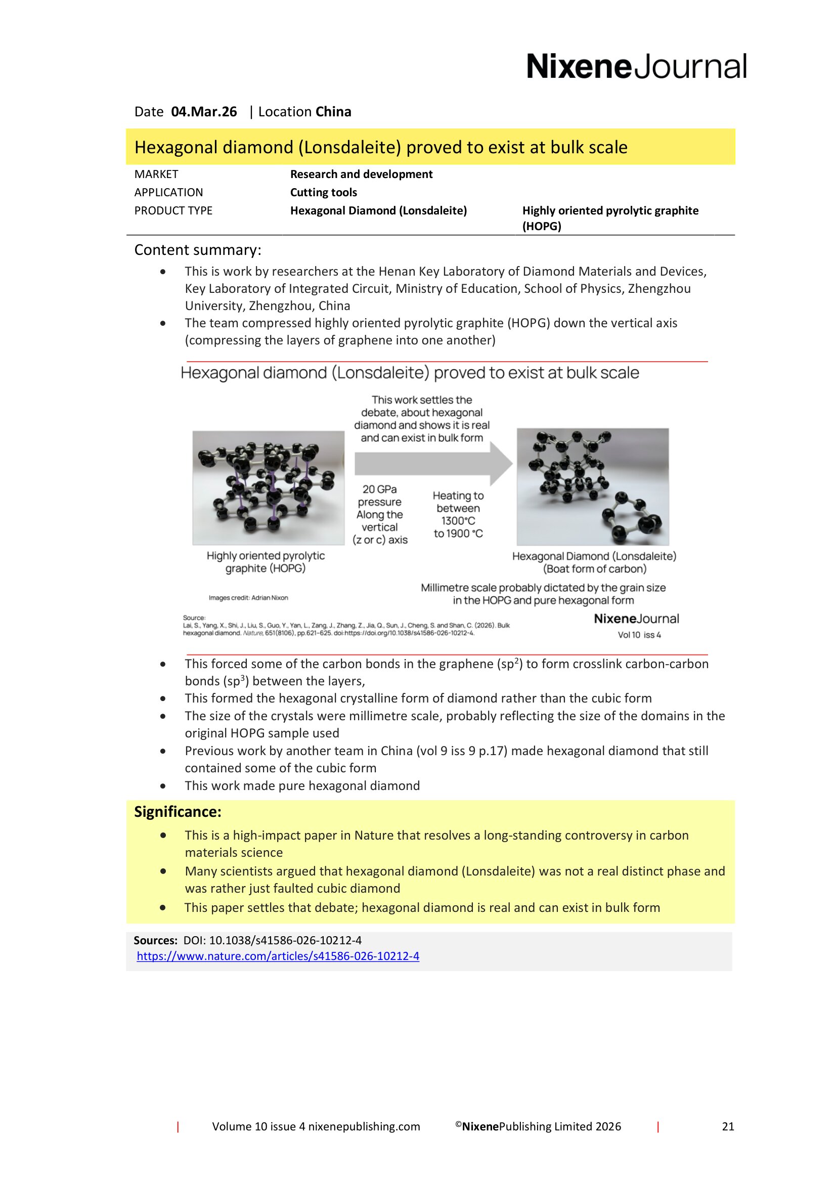 Nixene Journal Volume 10 Issue 4-21 (April 2026)