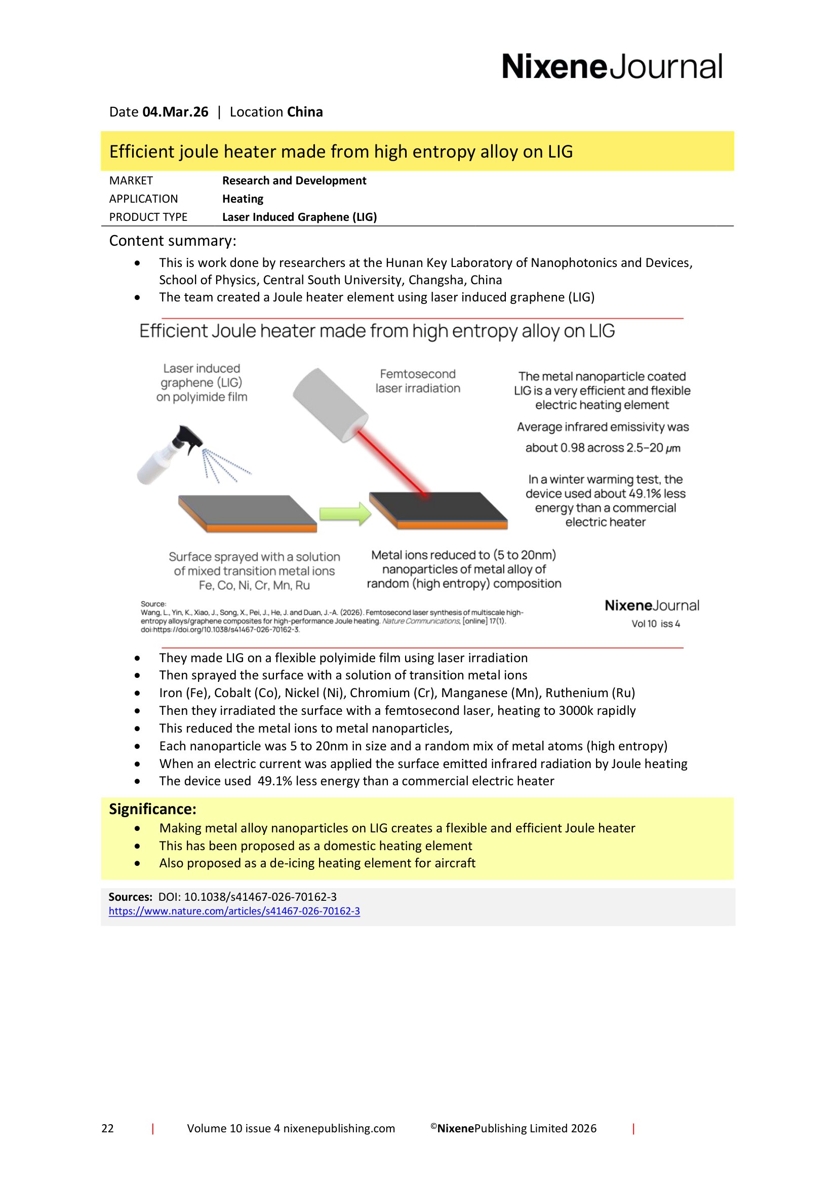 Nixene Journal Volume 10 Issue 4-22 (April 2026)