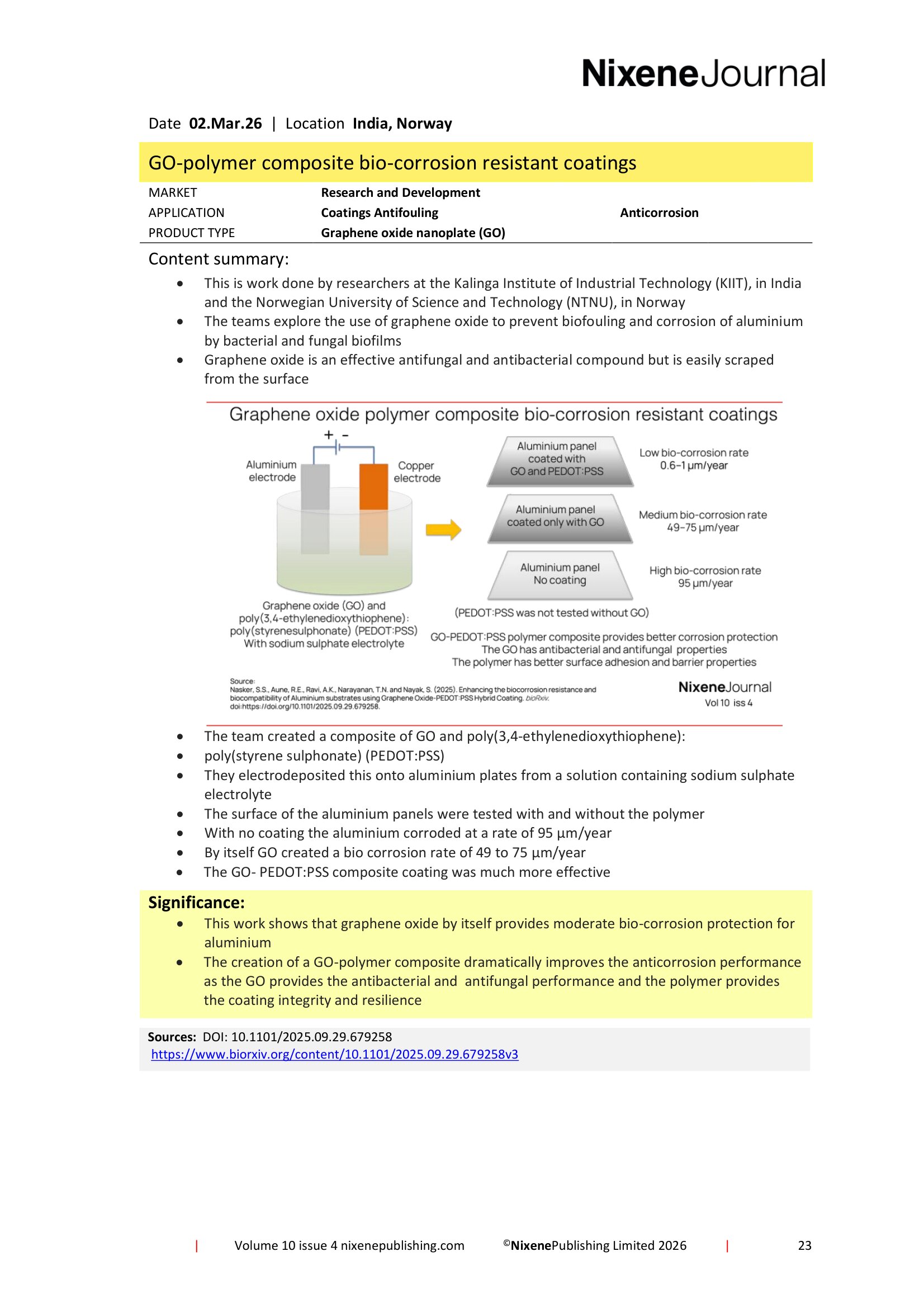 Nixene Journal Volume 10 Issue 4-23 (April 2026)