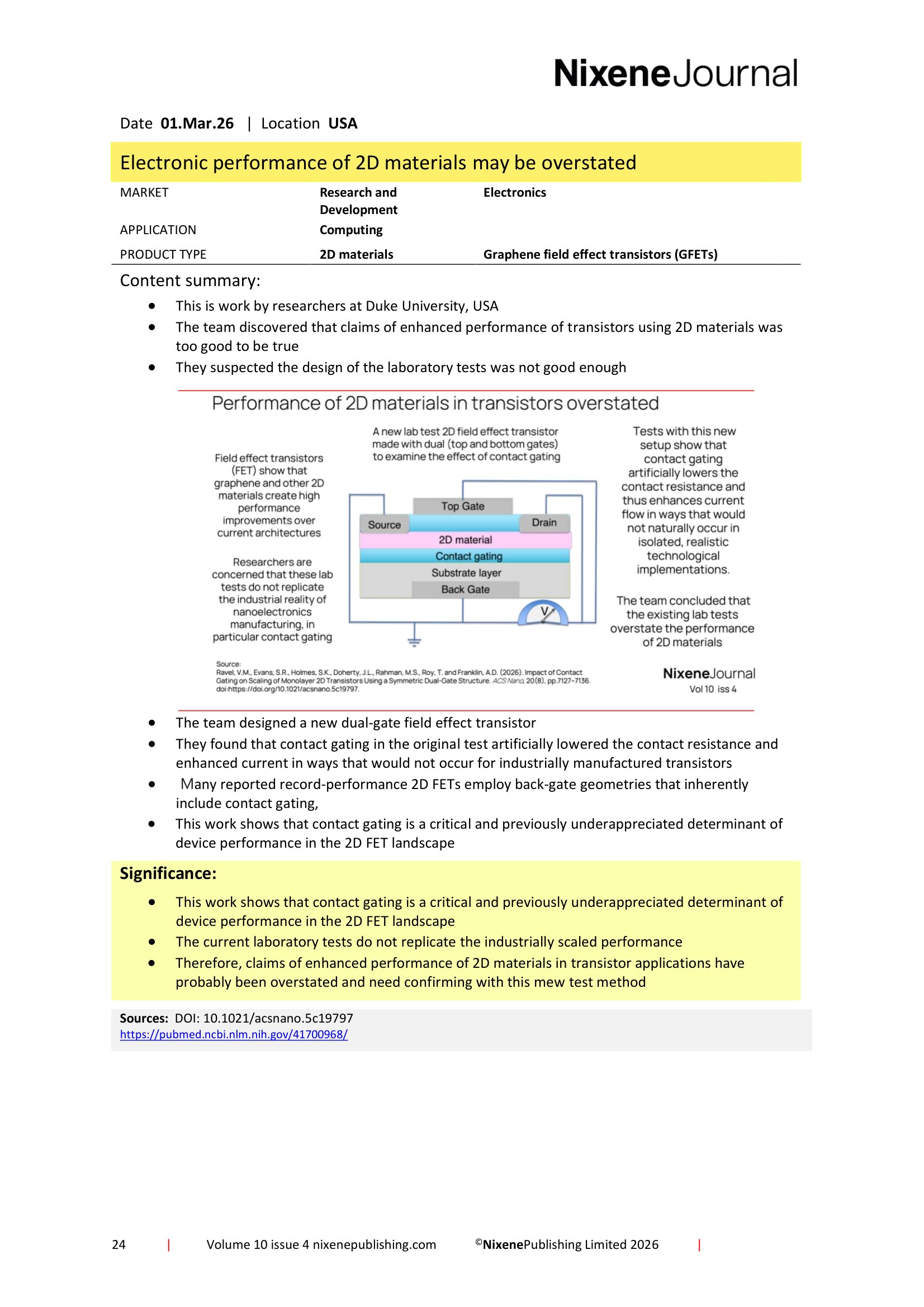 Nixene Journal Volume 10 Issue 4-24 (April 2026)