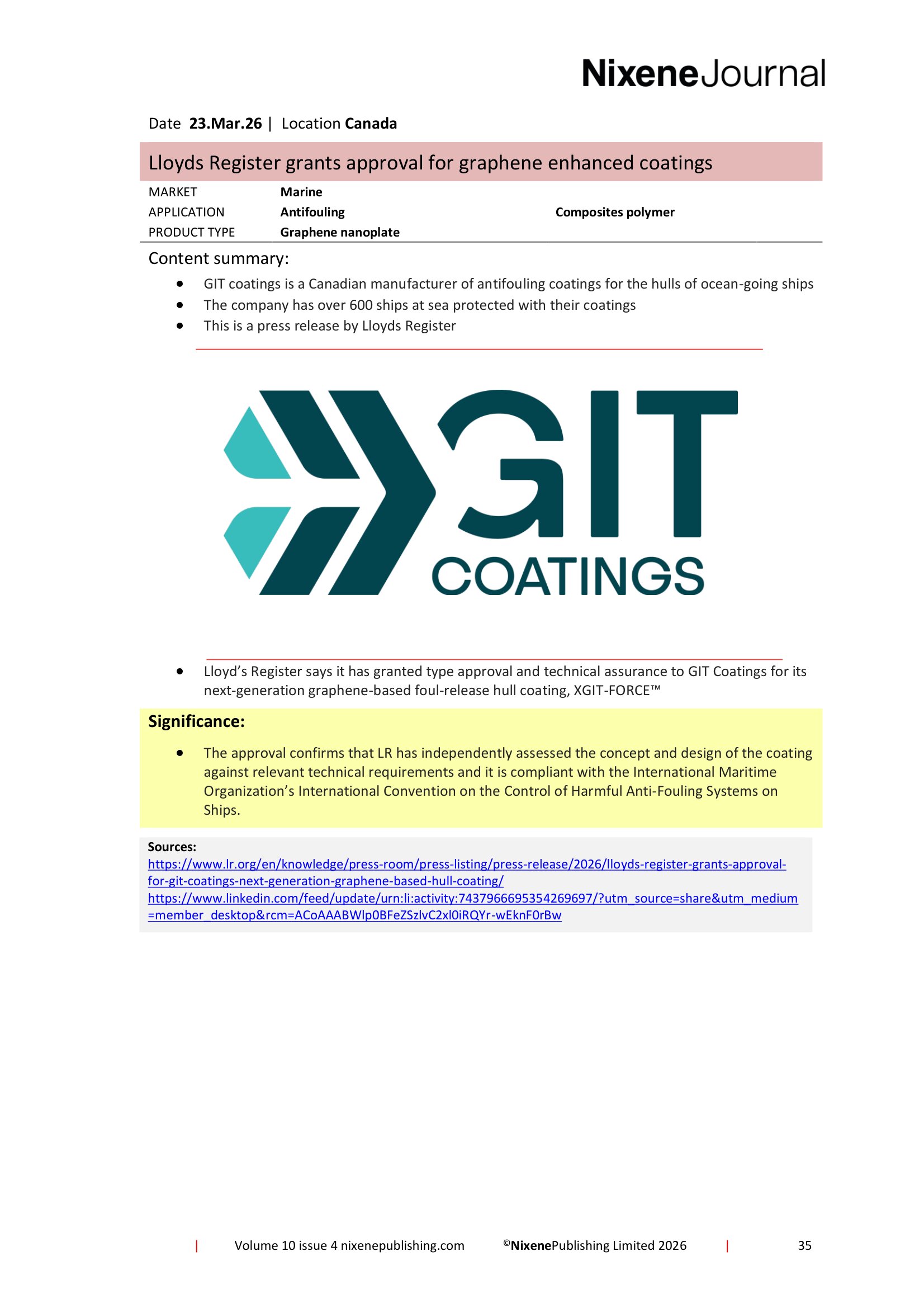 Nixene Journal Volume 10 Issue 4-35 (April 2026)
