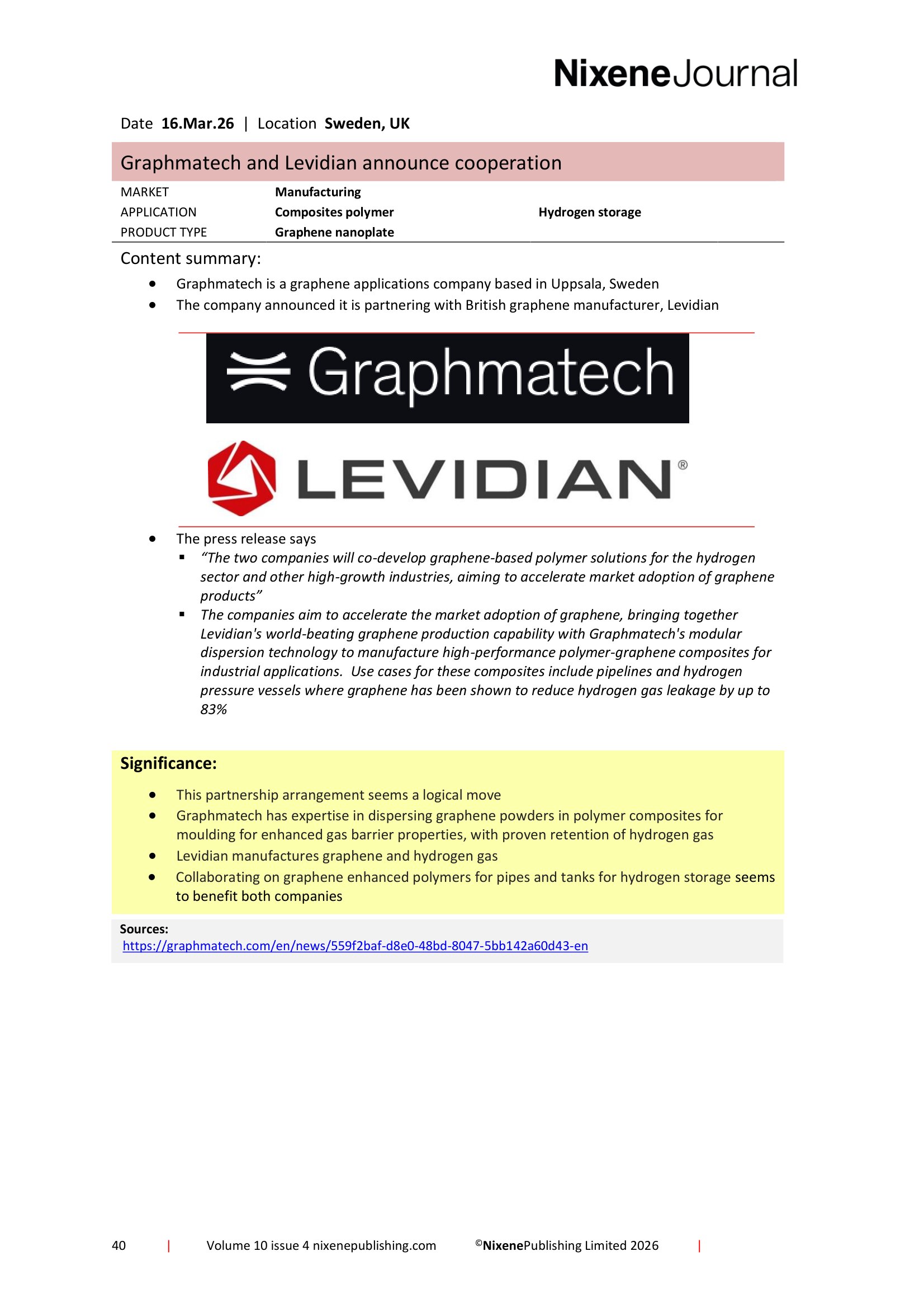 Nixene Journal Volume 10 Issue 4-40 (April 2026)