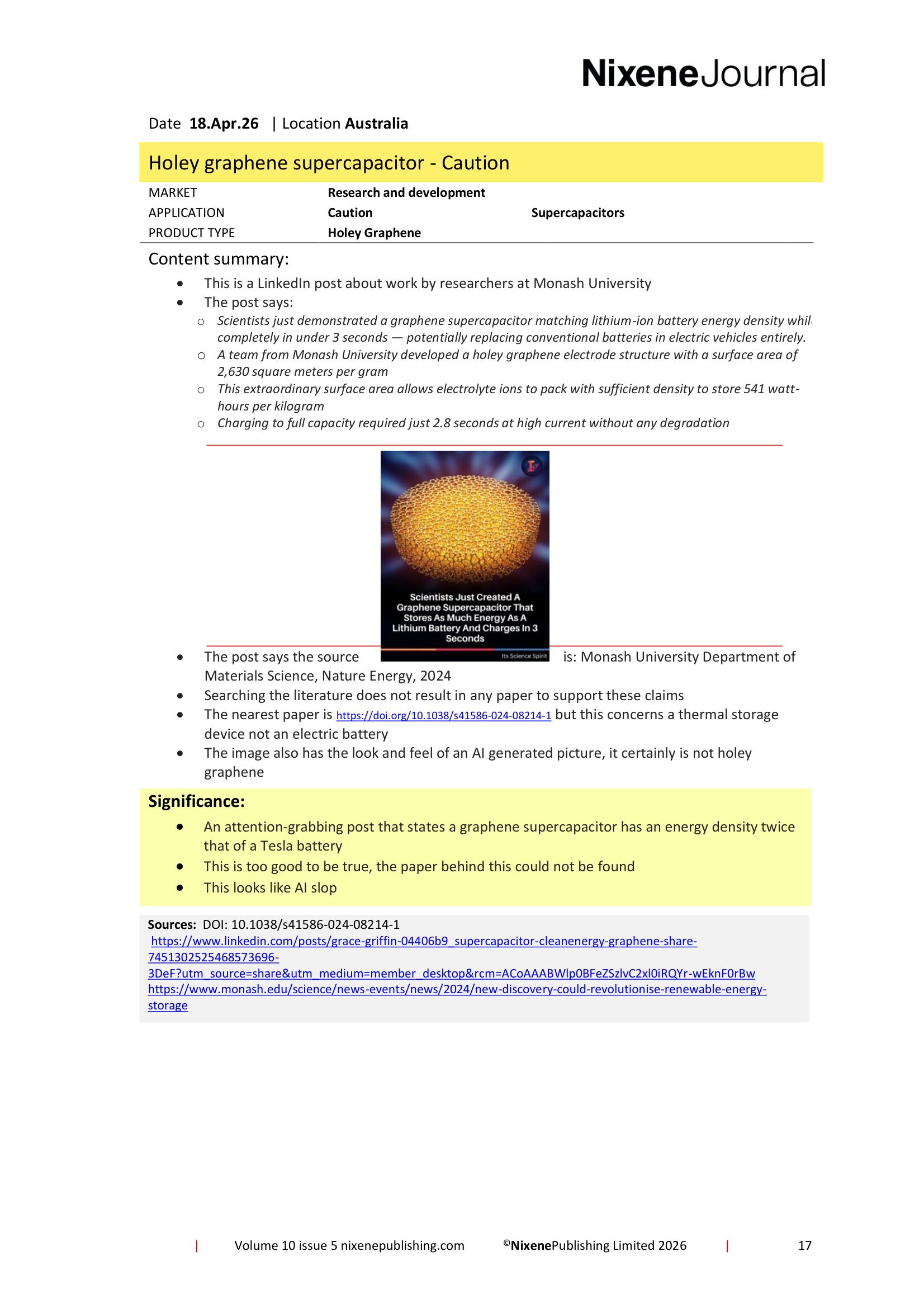 Nixene Journal Volume 10 Issue 5-17 (May 2026)