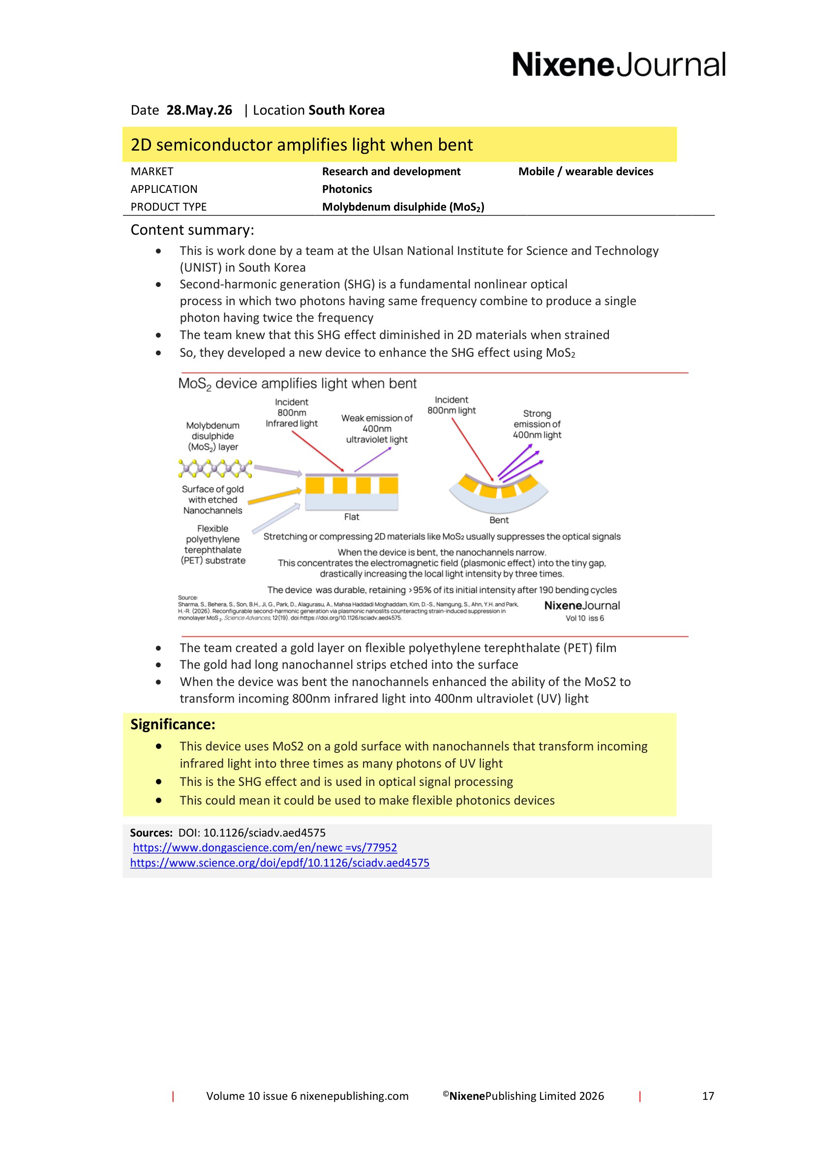 Nixene Journal Volume 10 Issue 6-17 (June 2026)