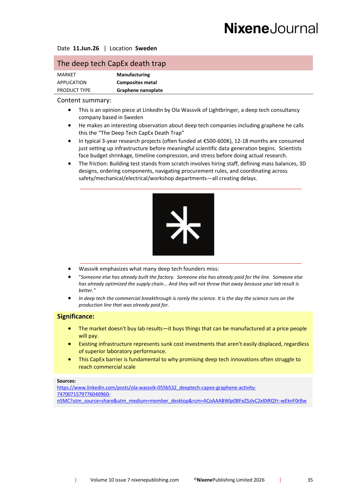 Nixene Journal Volume 10 Issue 7-35 (July 2026)