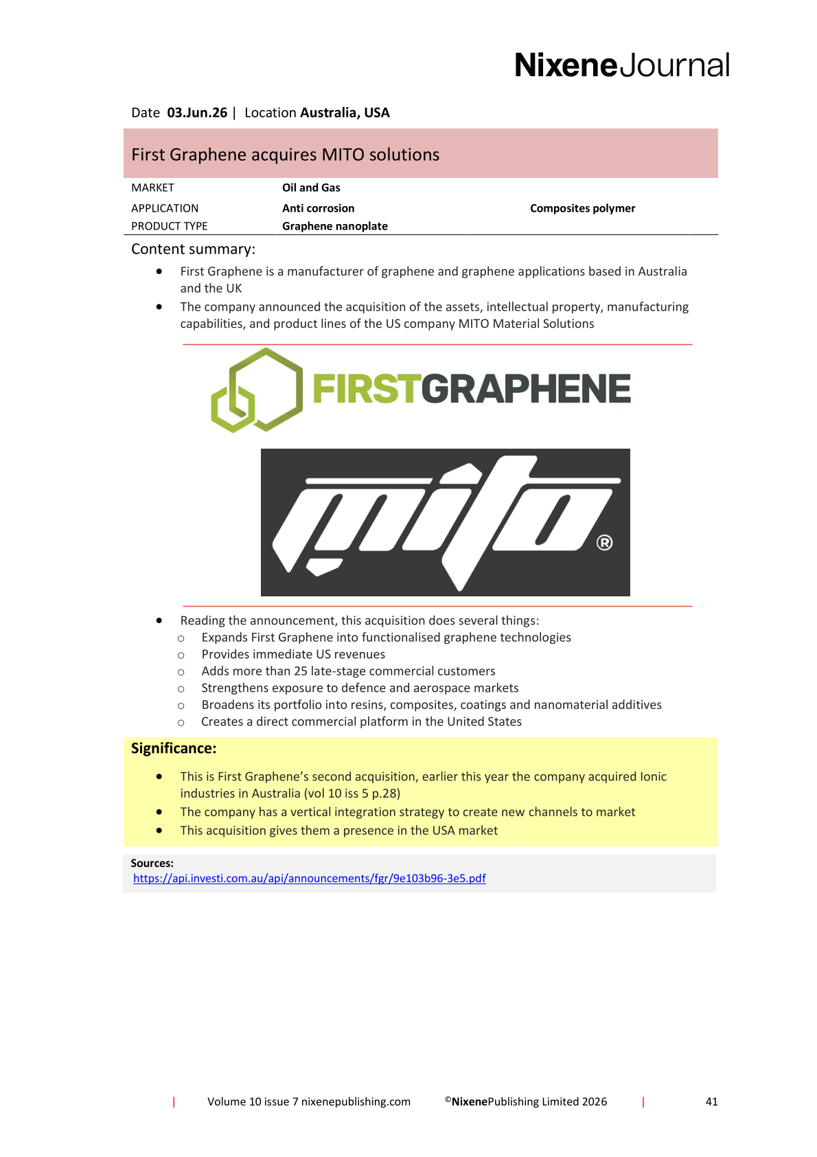 Nixene Journal Volume 10 Issue 7-41 (July 2026)