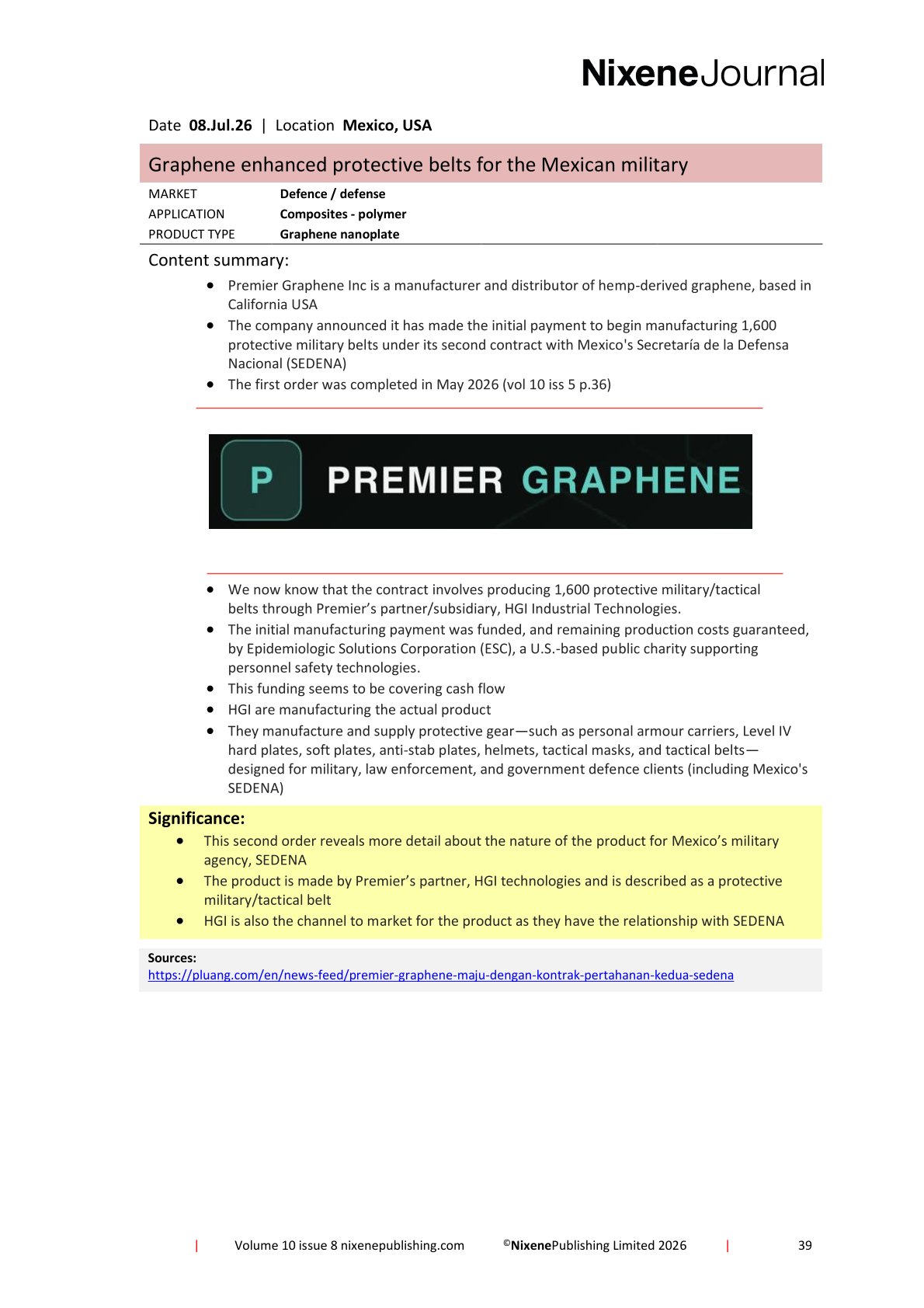 Nixene Journal Volume 10 Issue 8-39 (August 2026)