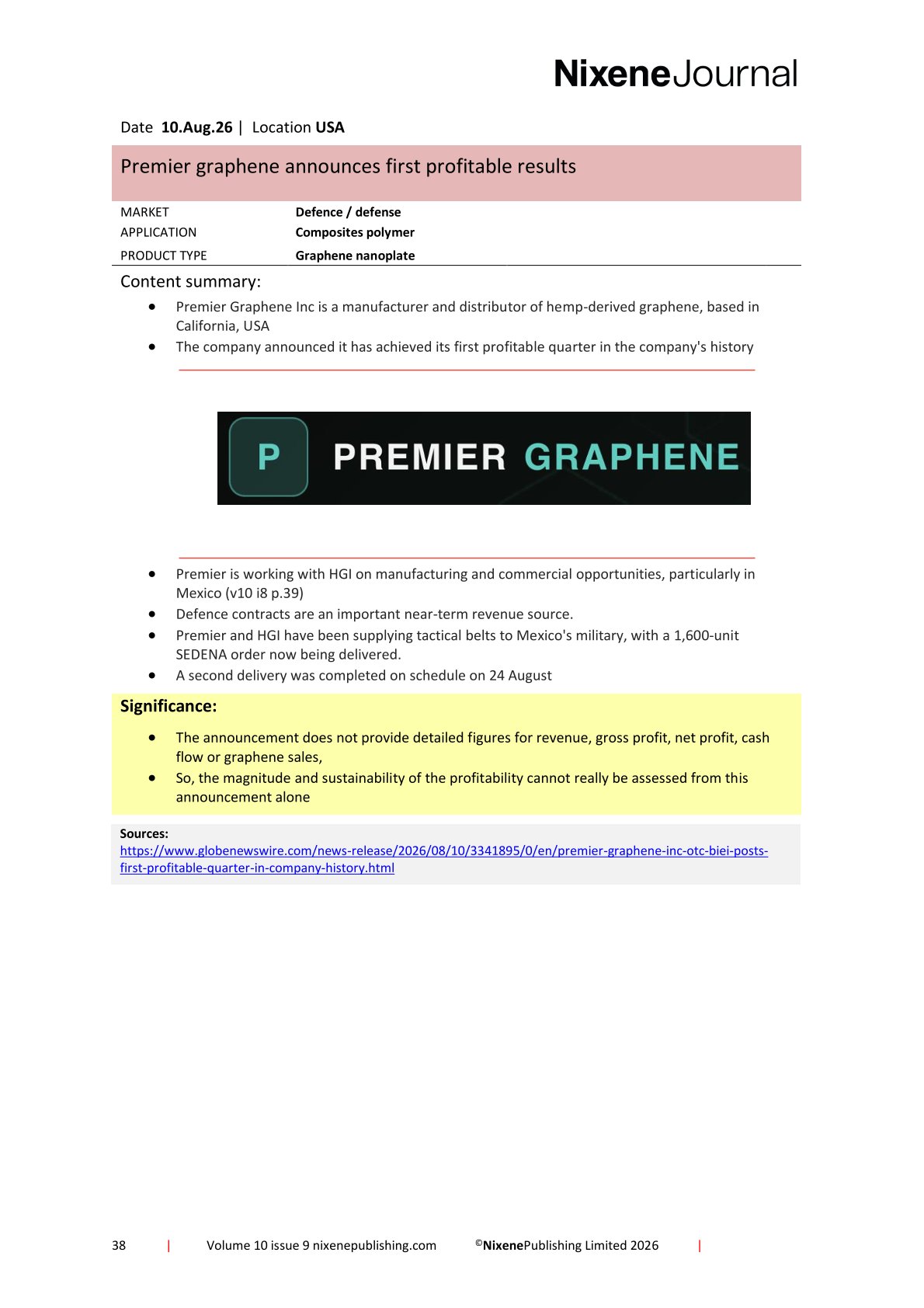 Nixene Journal Volume 10 Issue 9-38 (September 2026)