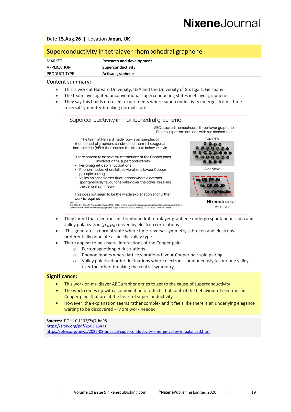 Nixene Journal Volume 10 Issue 9-19 (September 2026)