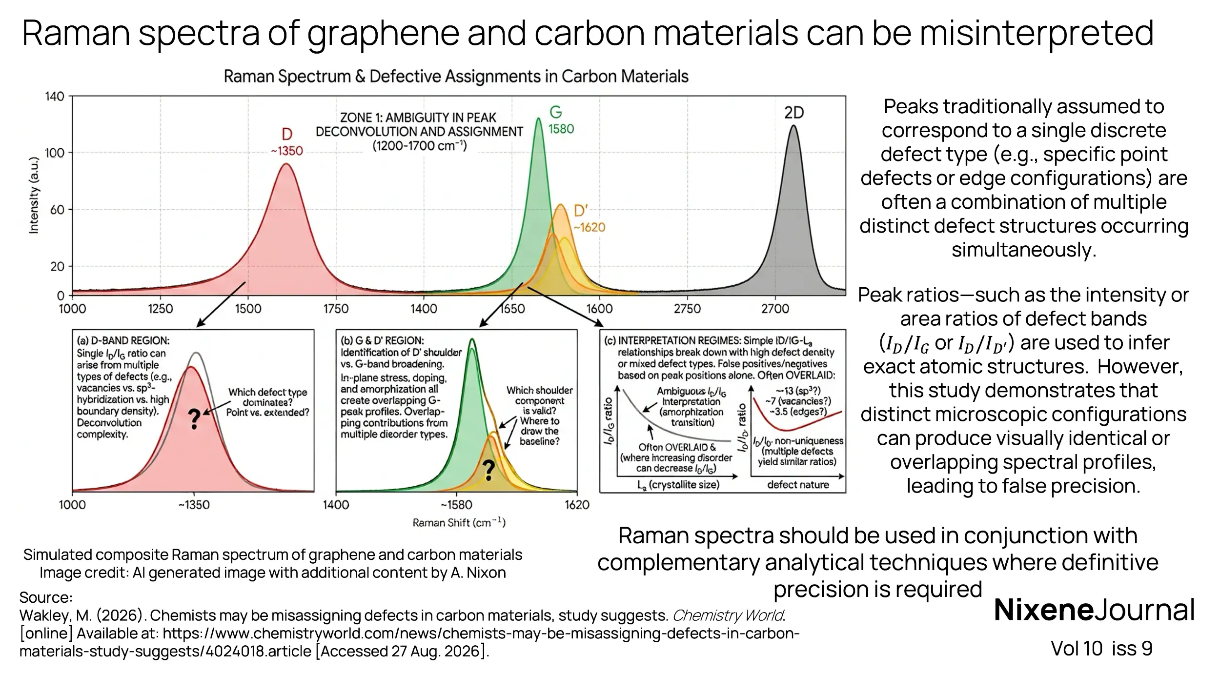 v10 i9 Raman spectra of graphene and carbon materials can be misinterpreted